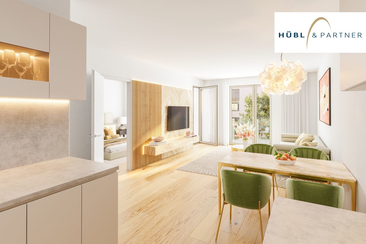 Neu! Parkside Green Residences | 2-Zimmer Wohnung mit Balkon zum Innenhof | Wohnen am Park