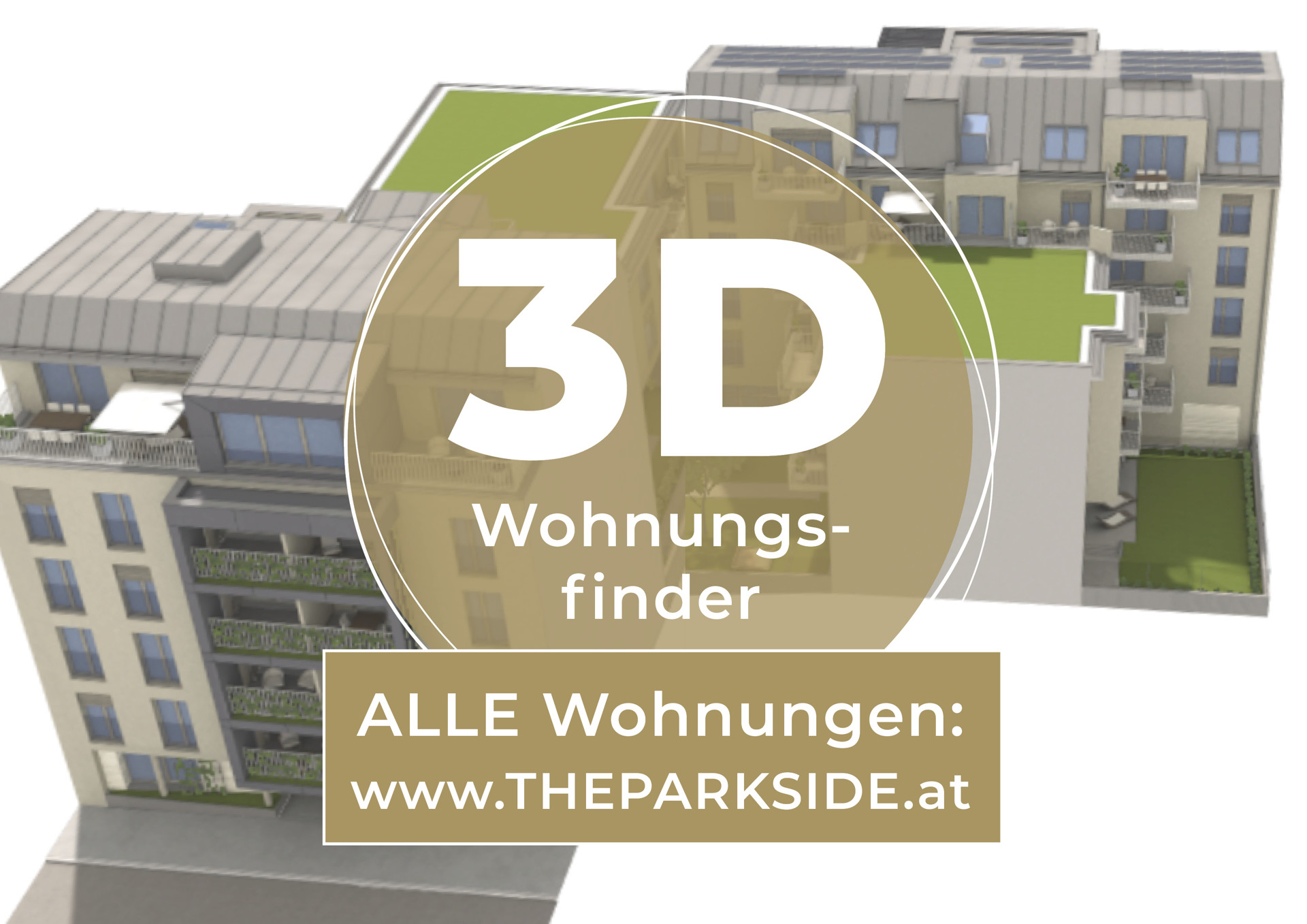 Neu! Parkside Green Residences | 3-Zimmer Wohnung mit Loggia | Wohnen am Park