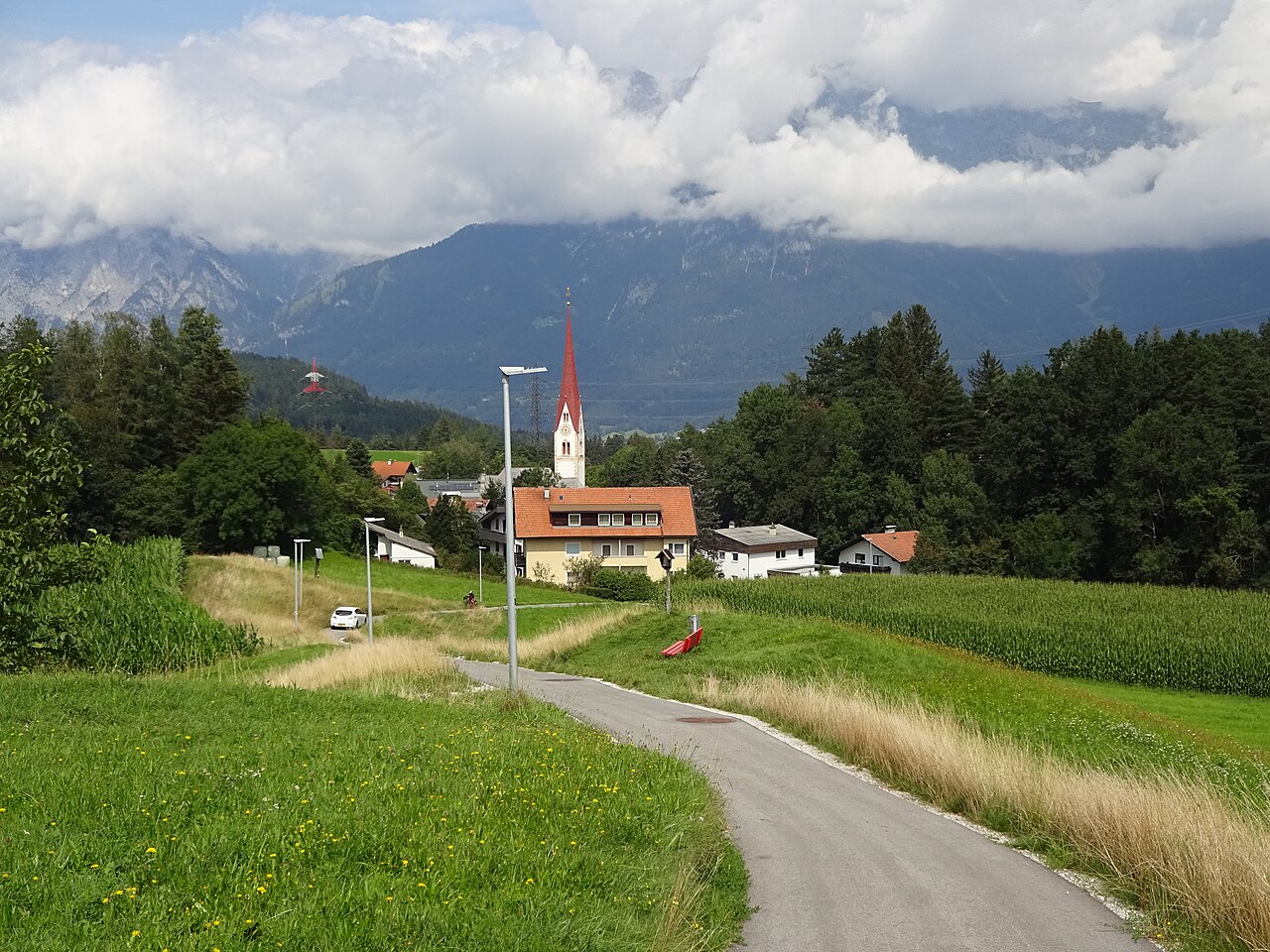 Blick auf Vill