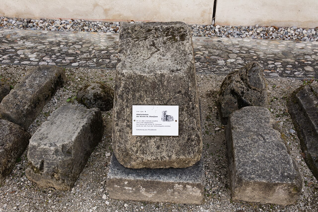 Traun Schloß Abbruchstein Dionysen