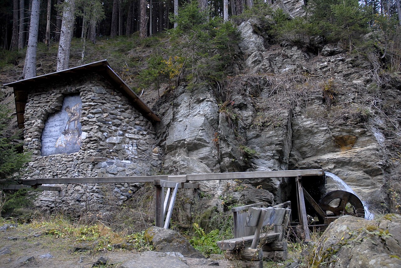 Teufelsmühle, Totalansicht, Rinn