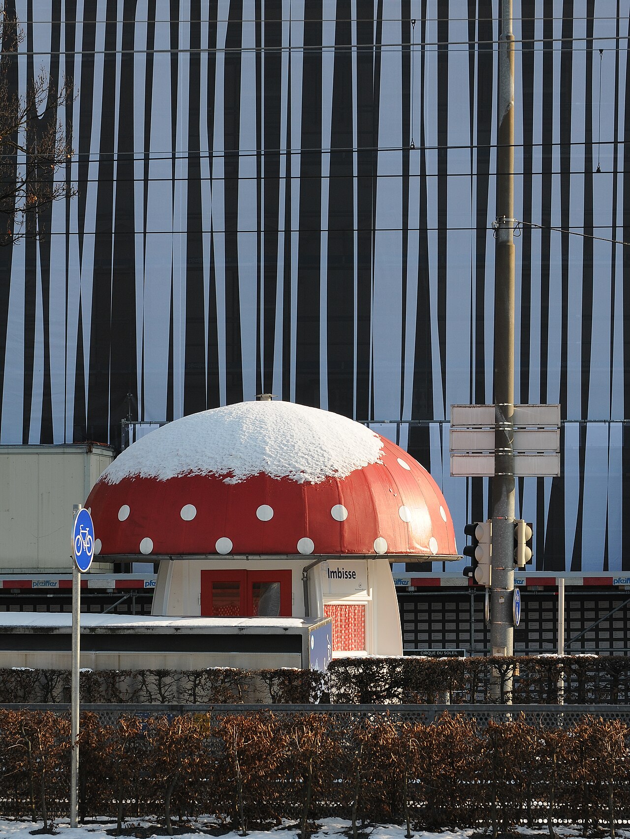 Pilzkiosk Bregenz, Zentrum