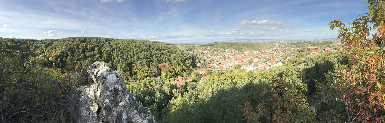 Ausblick vom hohen Stein, Wiesen
