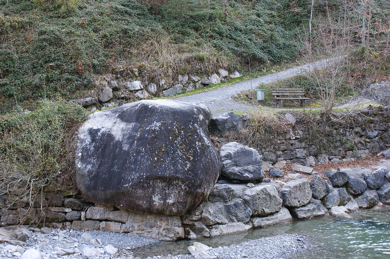 Dornbirn Erratic block Granite Guetle