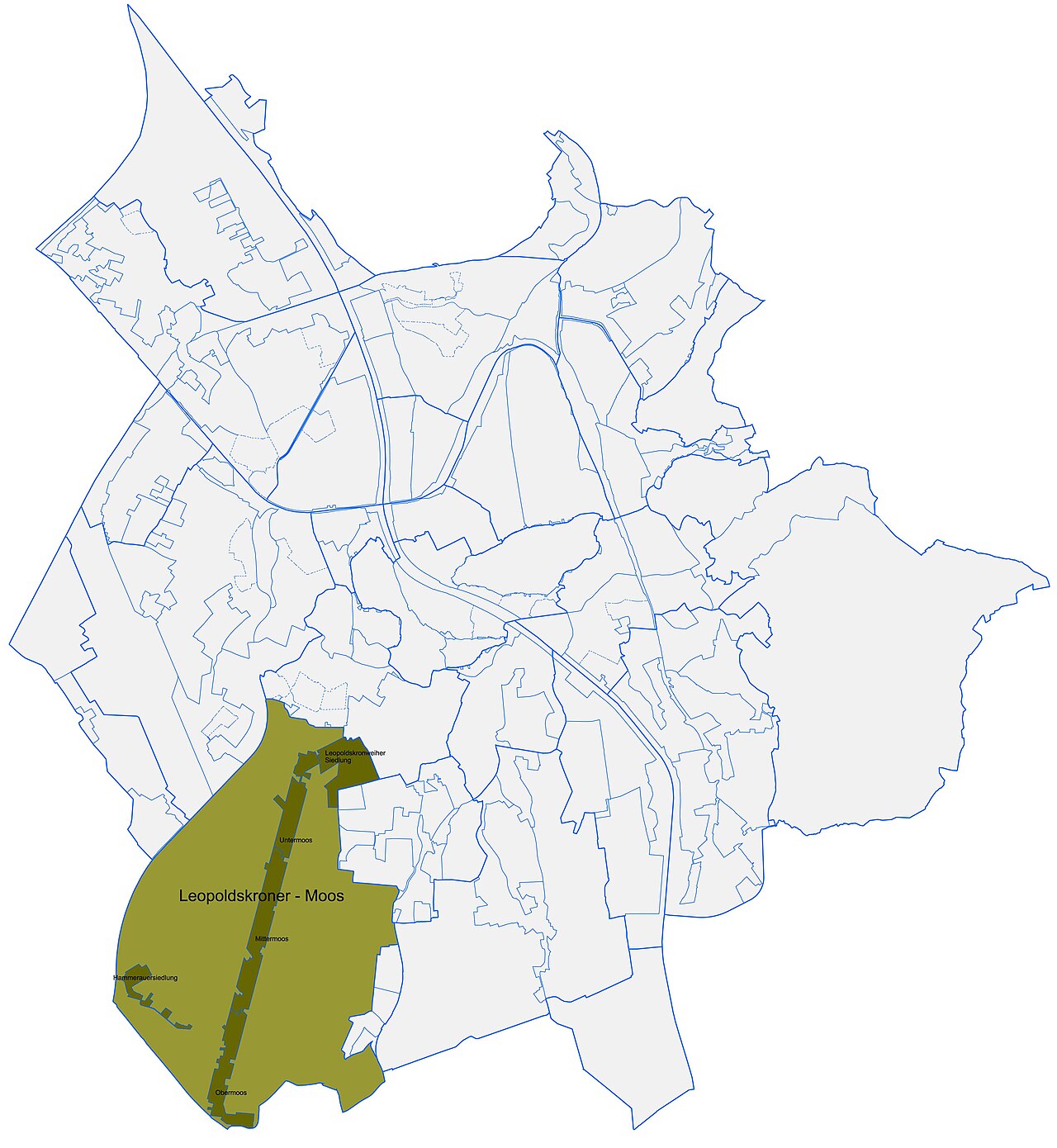 Stadtteil leopoldskronmoos, Leopoldskroner Moos