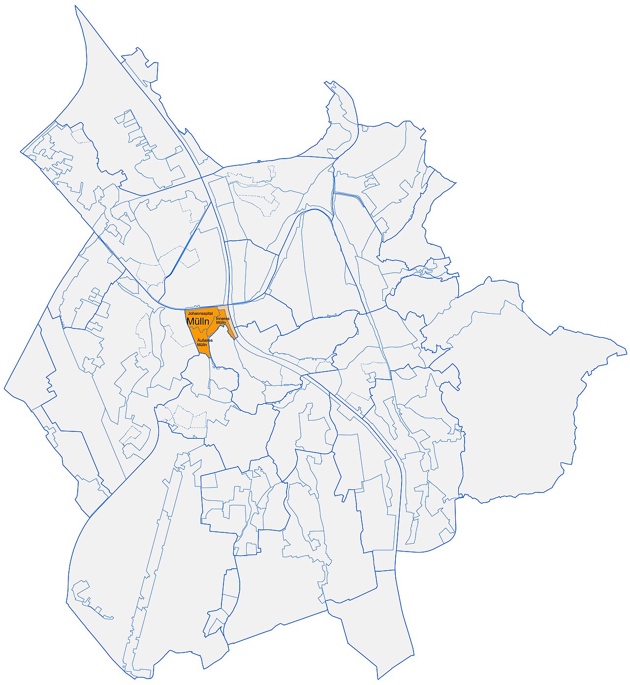 Stadtteil mülln