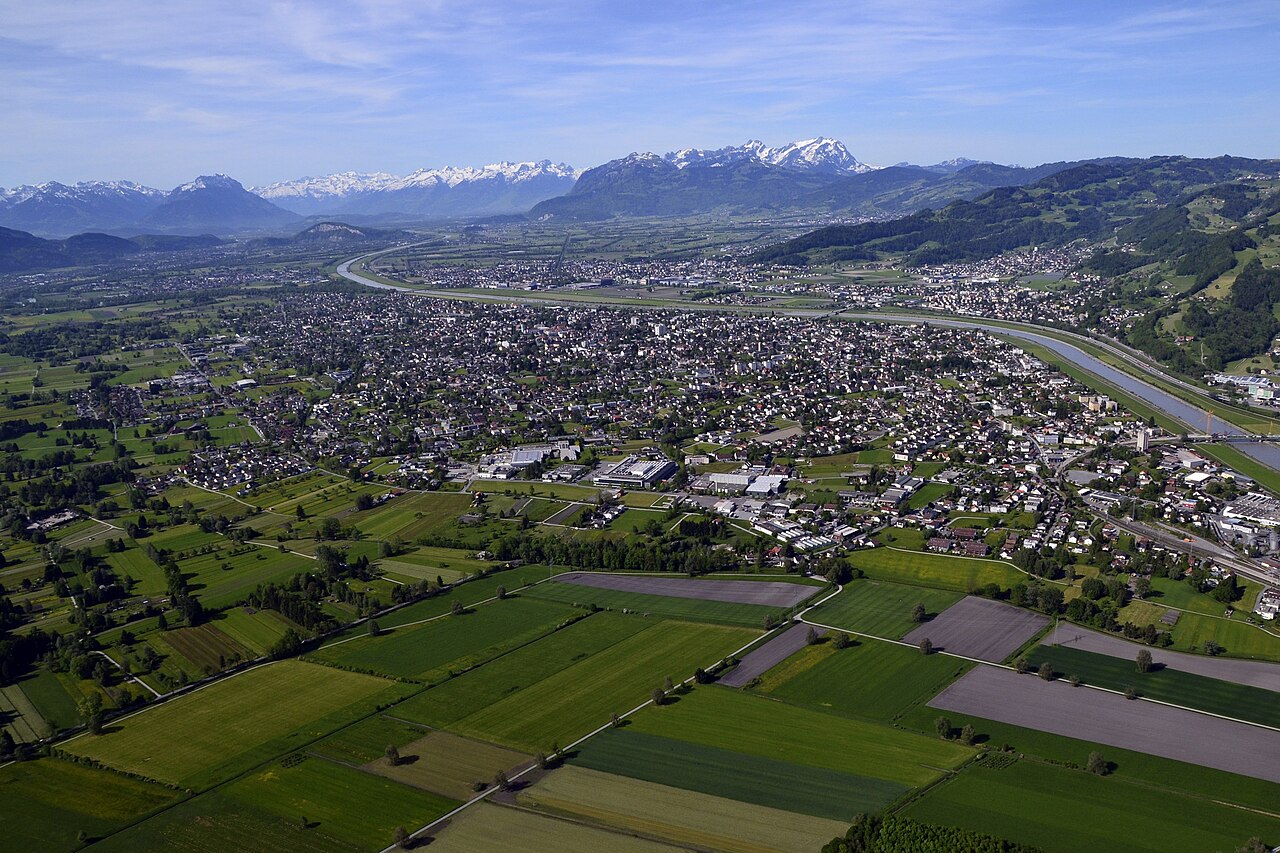 Schrägluftbild Lustenau