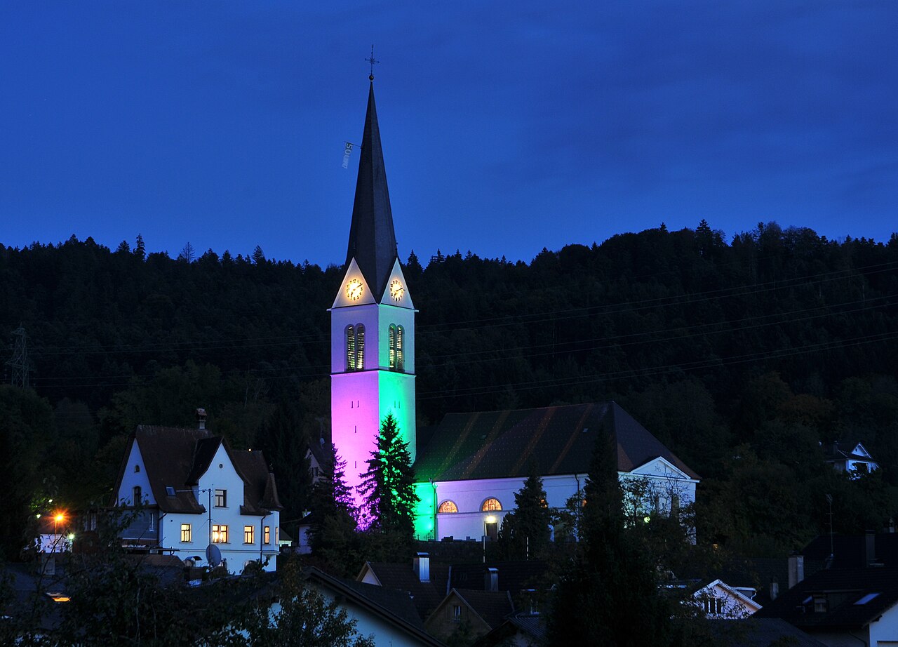Pfarrkirche hl. Nikolaus Twilights, Wolfurt