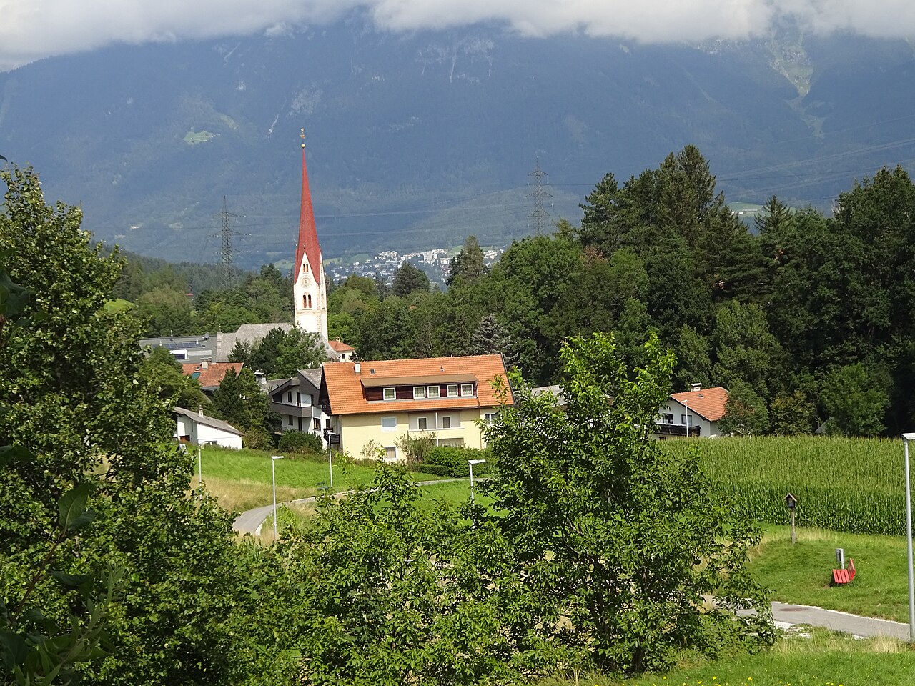 Blick auf Vill