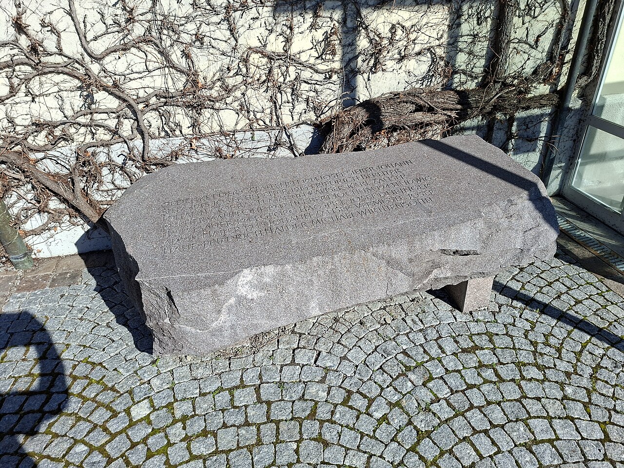 Bregenz Fluh Saint Wendelin bench
