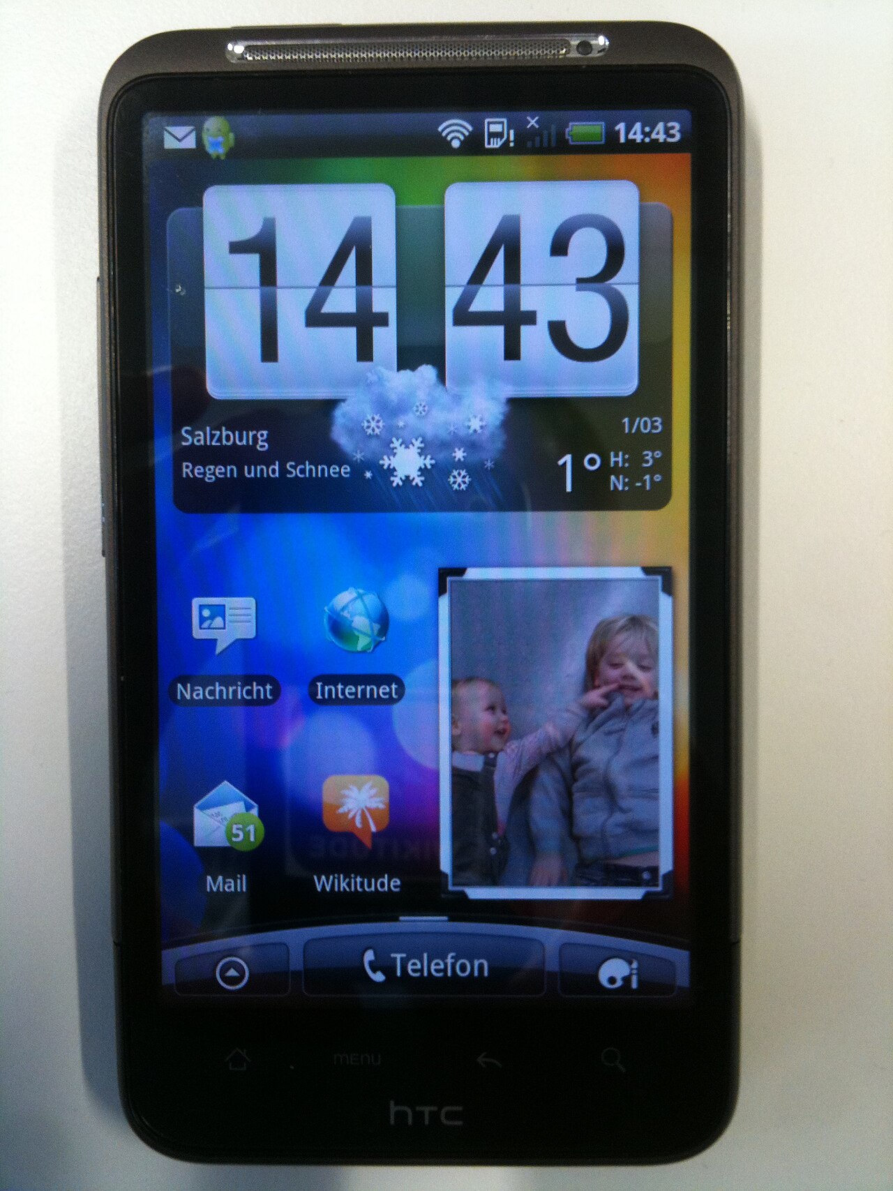 HTC Desire HD, Salzburg Süd