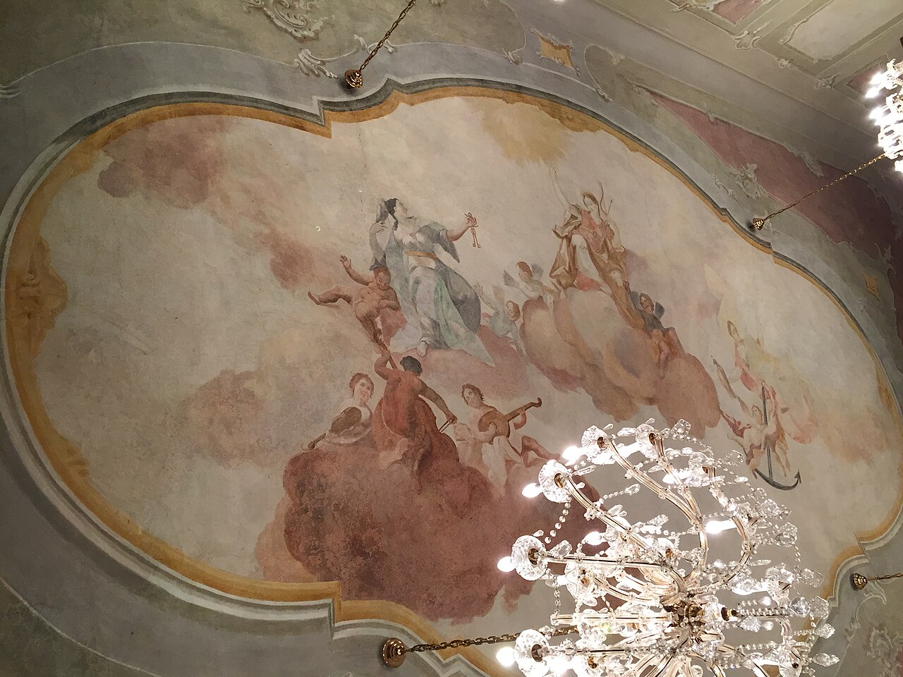 Fuhrmannhaus Freskensaal Decke, Penzing