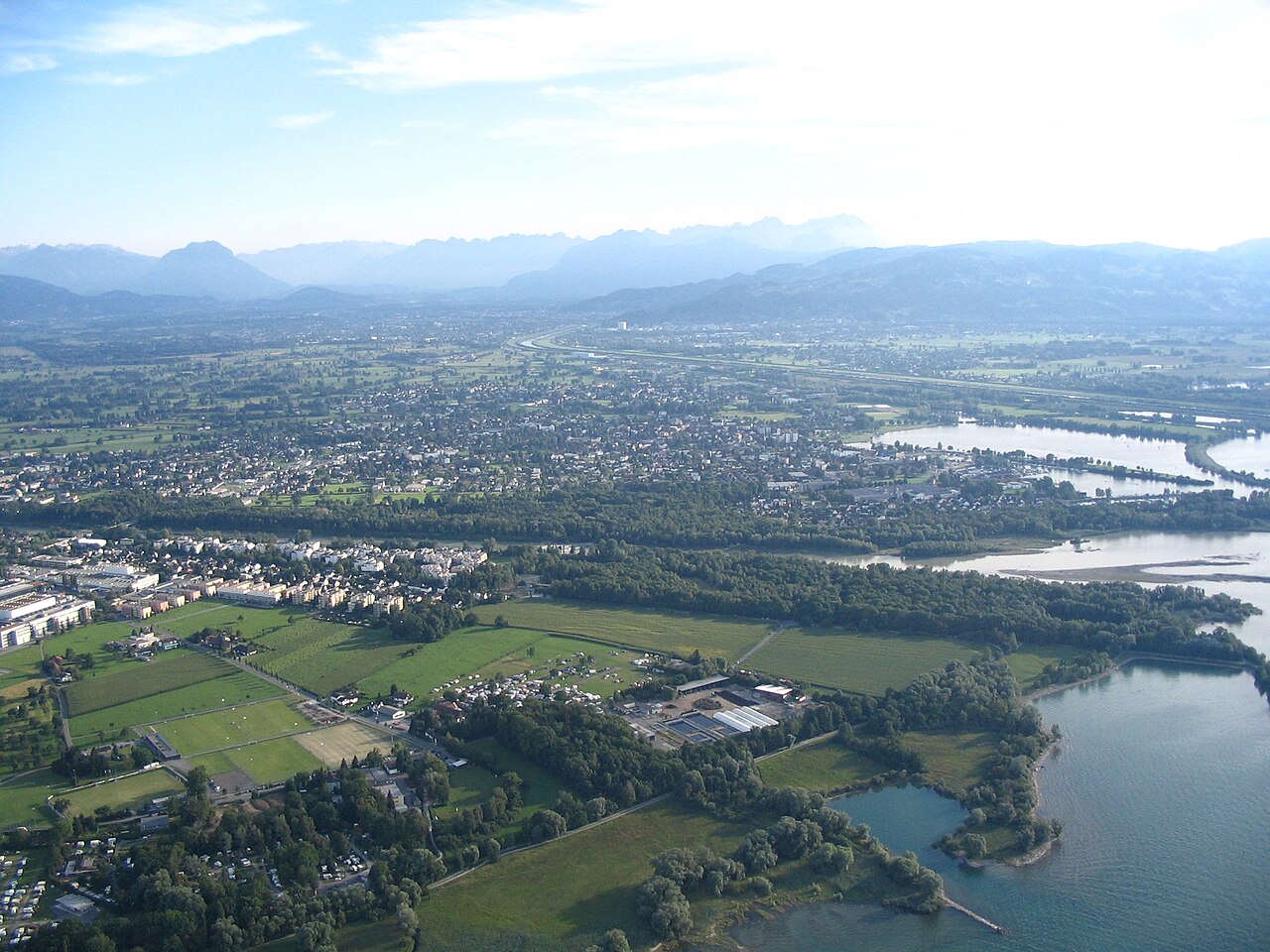 Rheintal bei Bregenz, Hard
