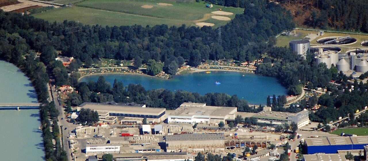 Baggersee Innsbruck NW, Gewerbegebiet Roßau