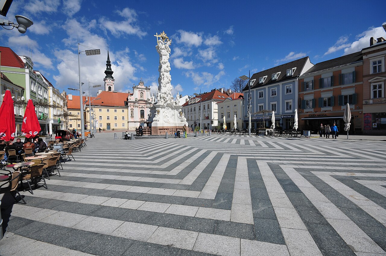 st poelten pathausplatz, Zentrum