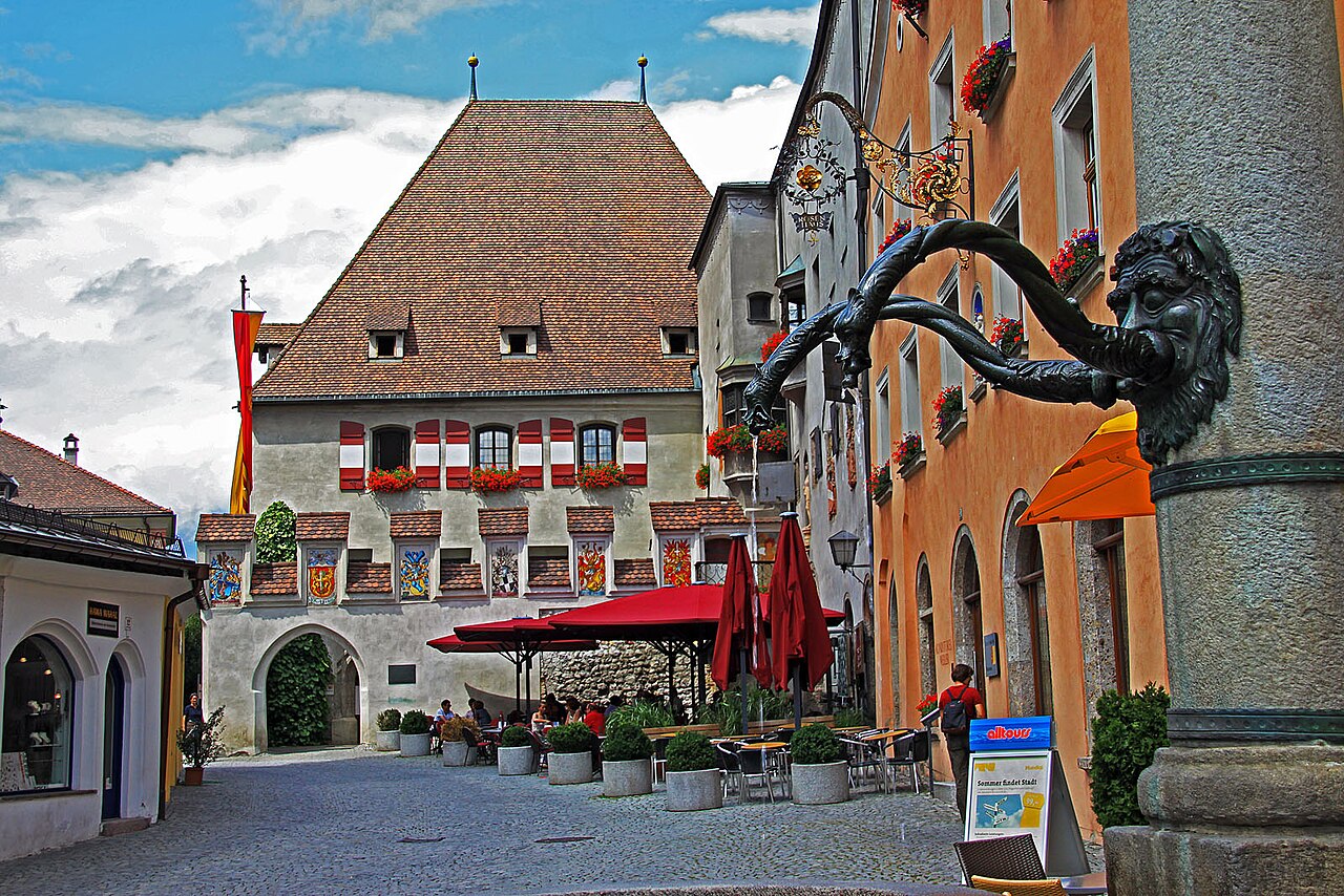 Oberer Stadtplatz in Hall, Hall in Tirol