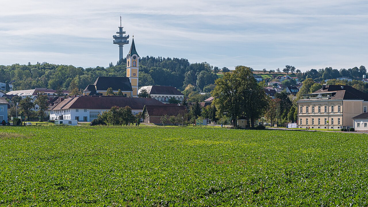 Ansfelden vom Sportplatz