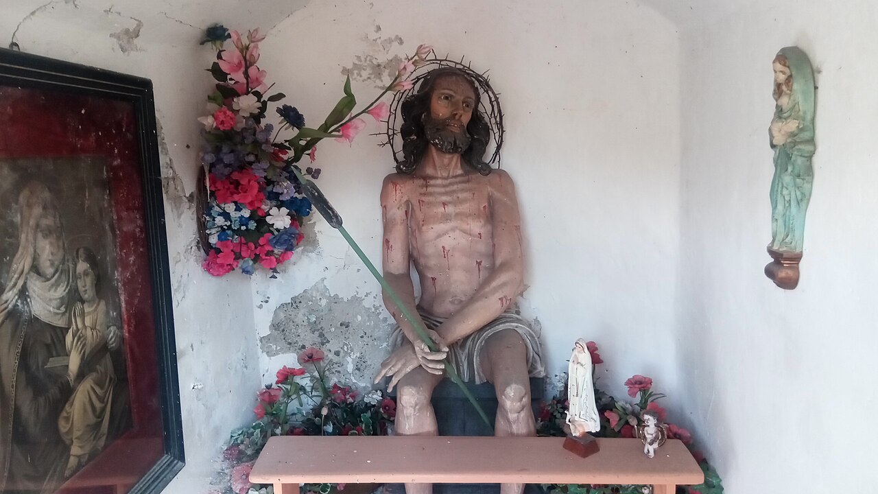 Jesusfigur in Kapelle bei Muchn Kehr Patsch