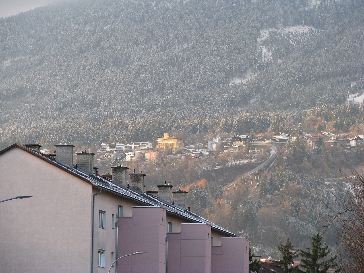 Blick zur Hungerburg, Reichenau