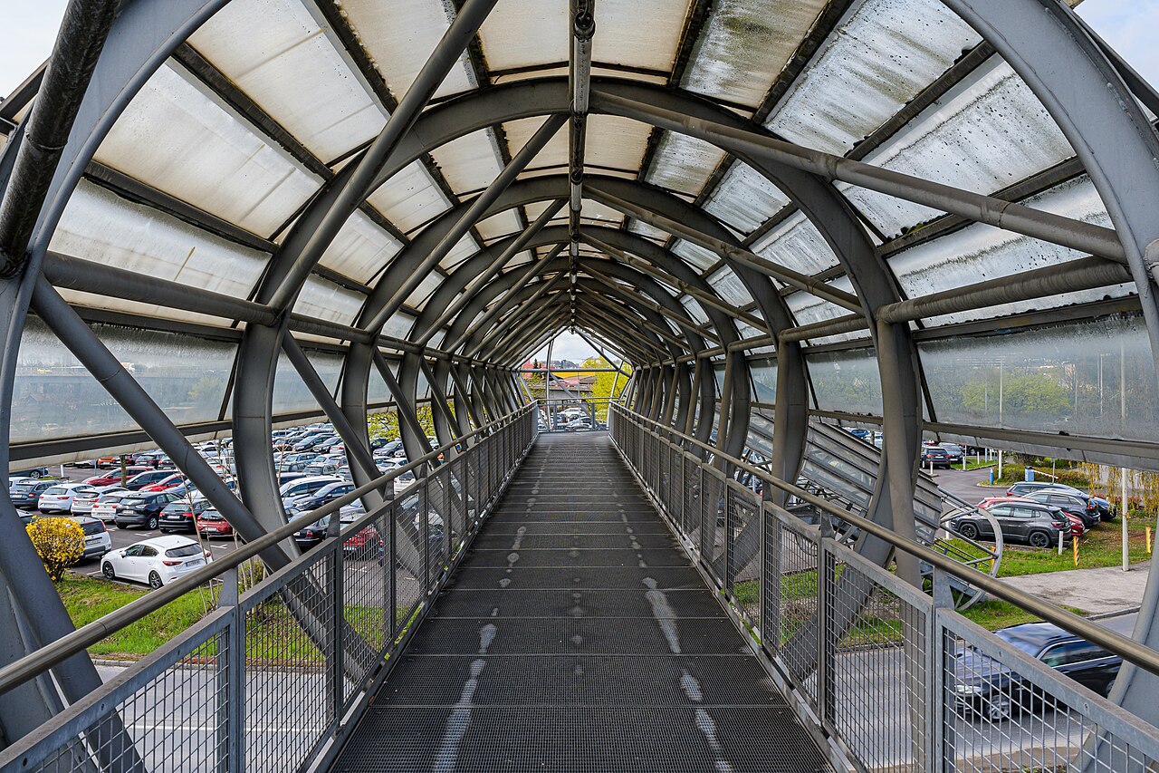 Linz St. Peter Chemiesteg, Industriegebiet-Hafen