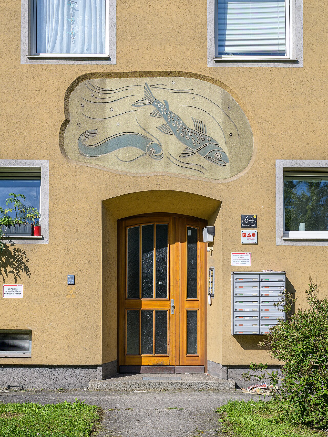 Linz Sgraffito Ramsauerstraße, Bindermichl-Keferfeld