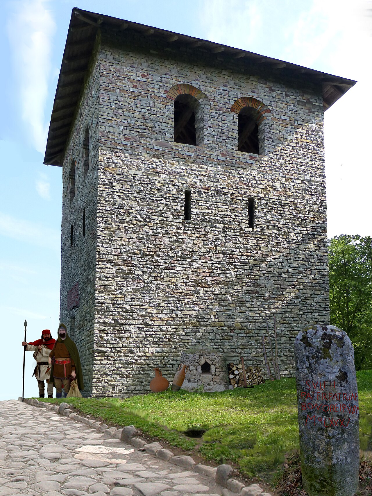 Römerturm Hörbranz Rekonstruktion