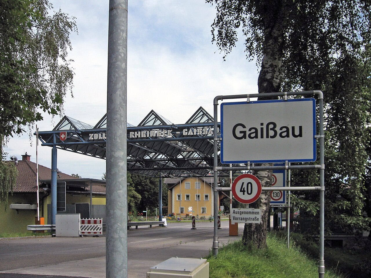 Gaißau Grenze