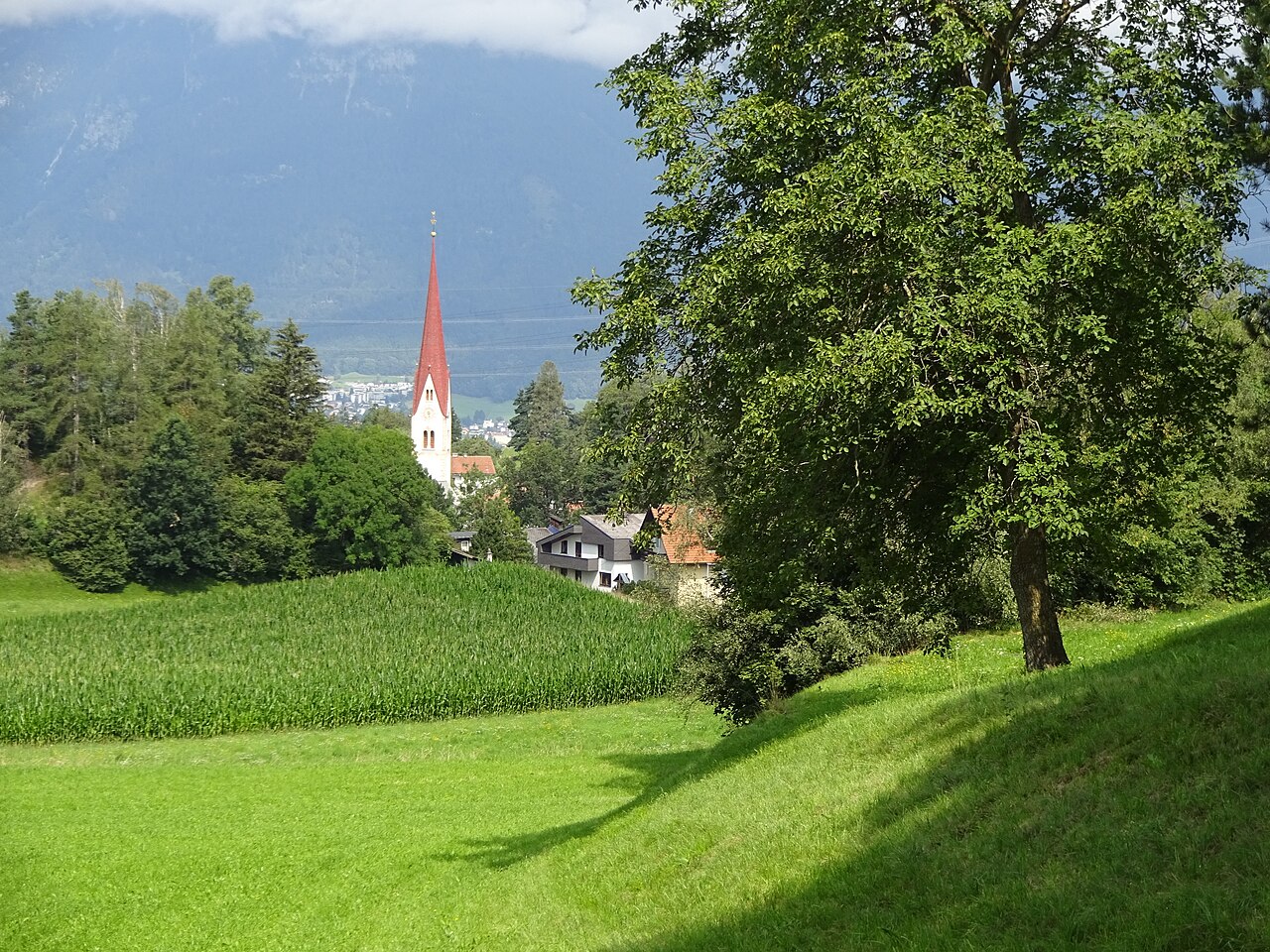 Blick auf Vill
