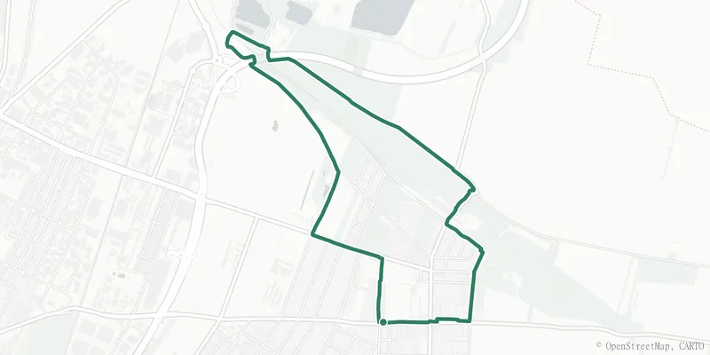 Kartenverlauf des Stadtwanderwegs 10 (Franz-Karl-Effenberg-Weg)