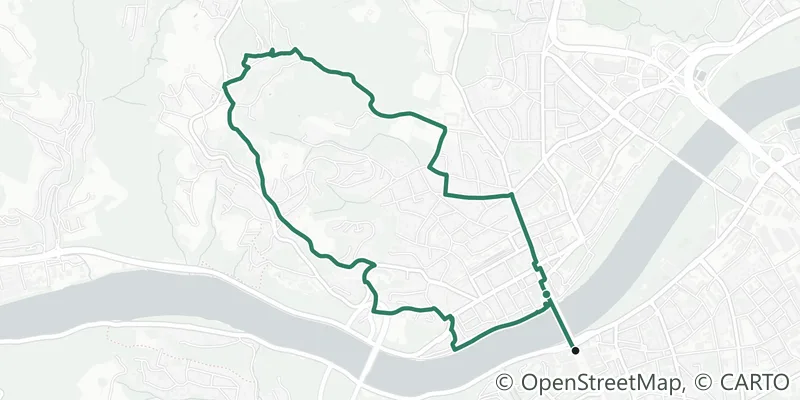 Route map of city hiking trail 2 (Pöstlingberg)