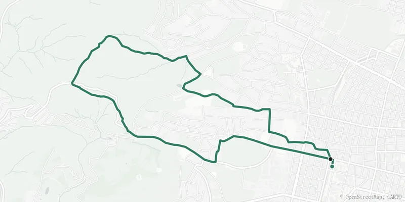 Kartenverlauf des Stadtwanderwegs 4a (Ottakring · Wilhelminenberg)