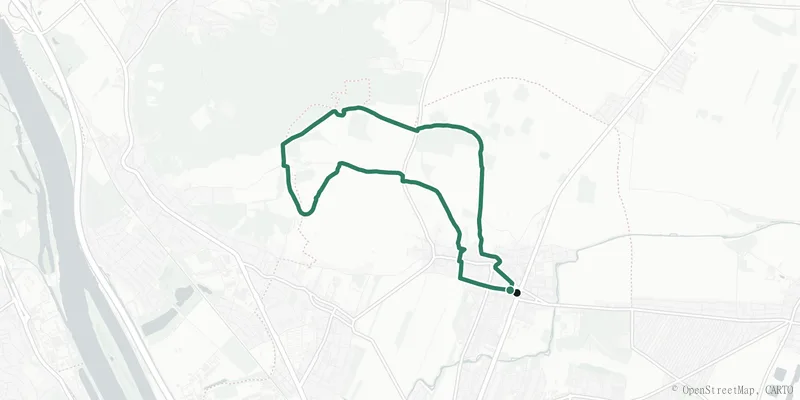 Kartenverlauf des Stadtwanderwegs 5 (Bisamberg)