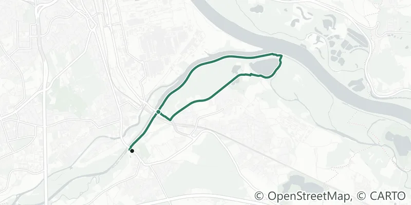 Route map of city hiking trail 6 (Ebelsberg & Weikerlsee)