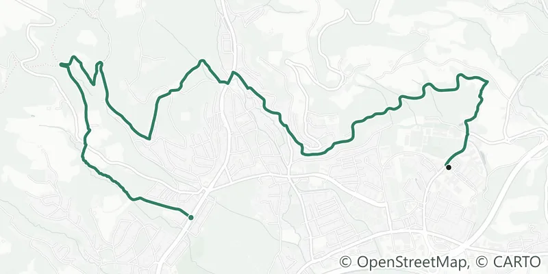 Route map of city hiking trail 7 (St. Magdalena & horse-drawn railway)